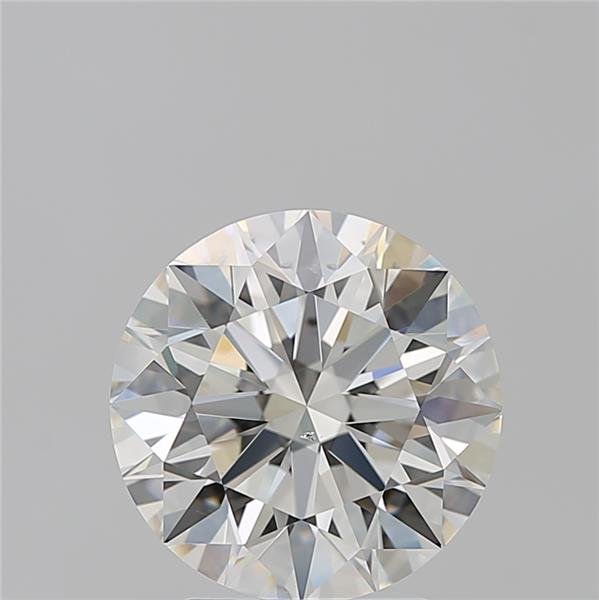 3.22ct H SI1 Rare Carat Ideal Cut Round Diamond