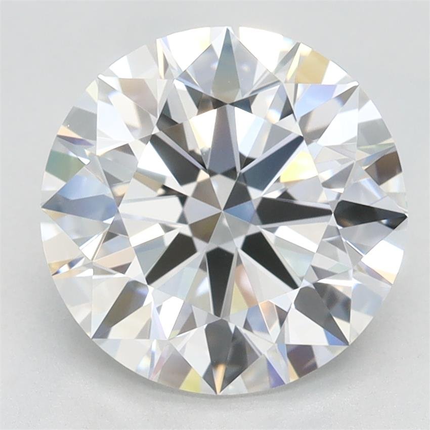 2.57ct D VVS1 Rare Carat Ideal Cut Round Lab Grown Diamond