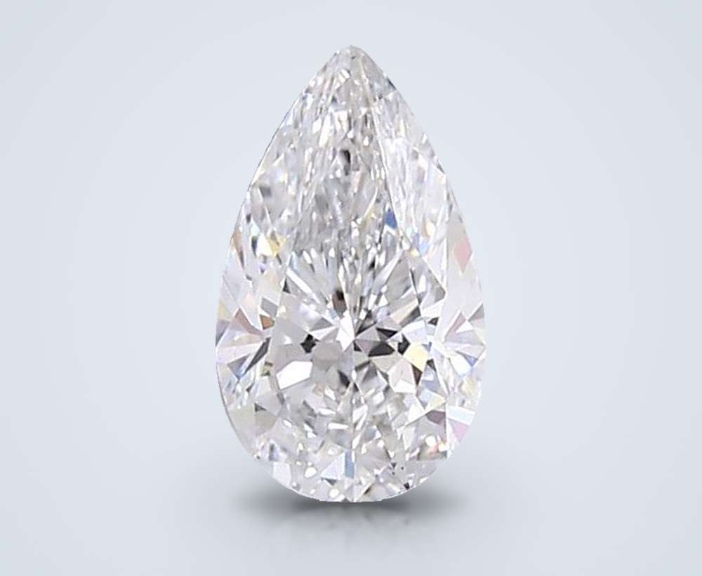 2.83 Carat Pear Lab Diamond