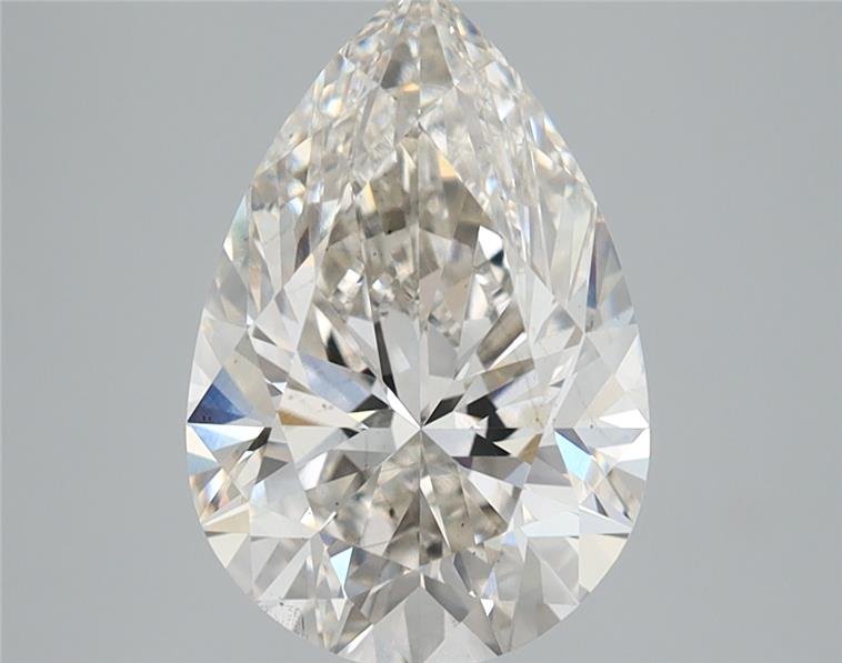 2.76ct H VS2 Rare Carat Ideal Cut Pear Lab Grown Diamond