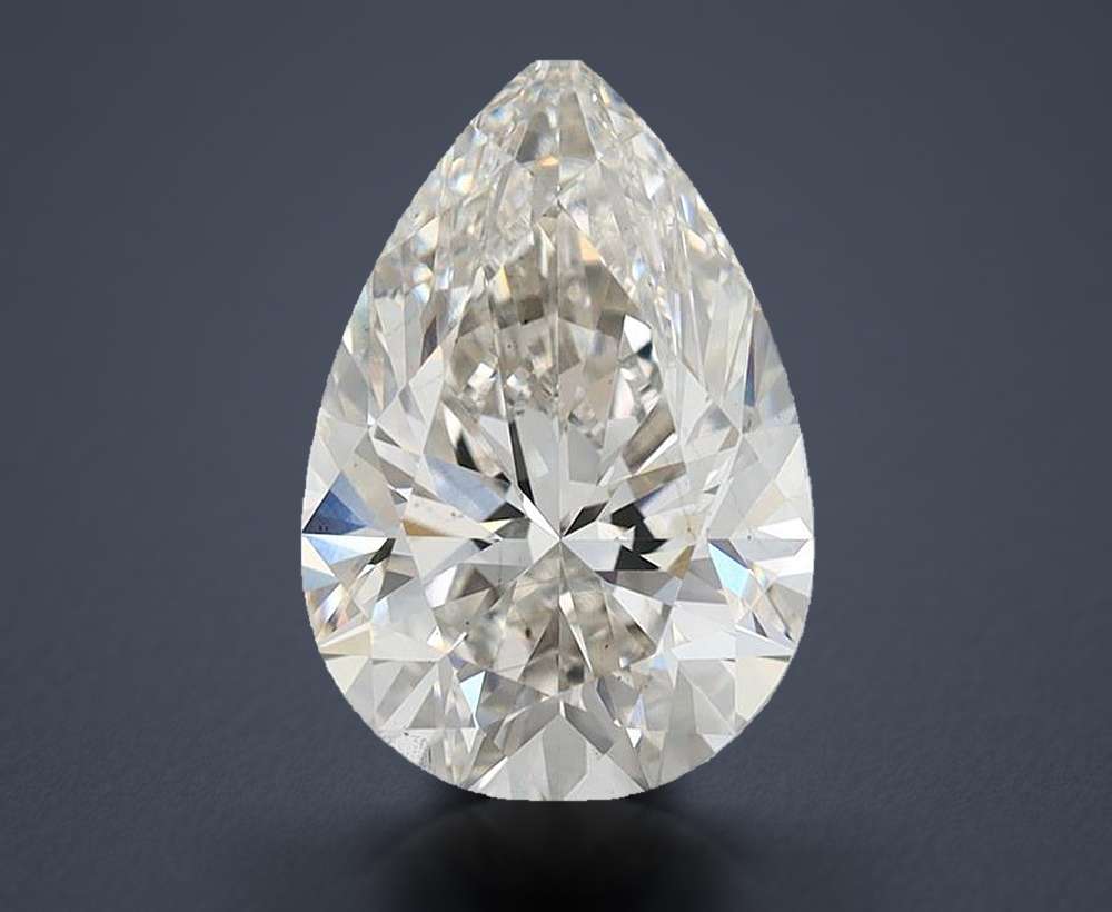 2.76 Carat Pear Lab Diamond