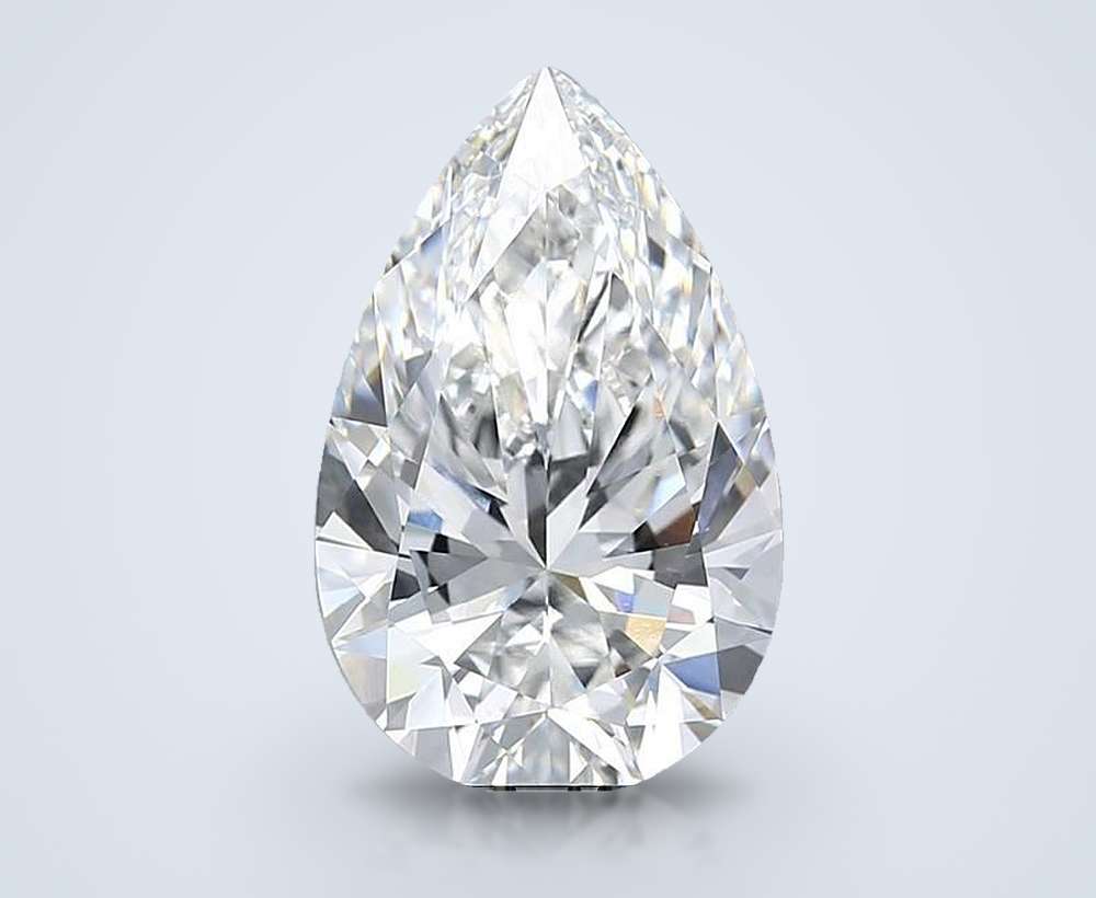 5.21 Carat Pear Lab Diamond