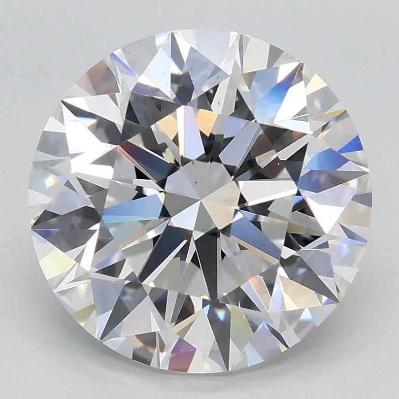 3.03ct D VS2 Excellent Cut Round Lab Grown Diamond