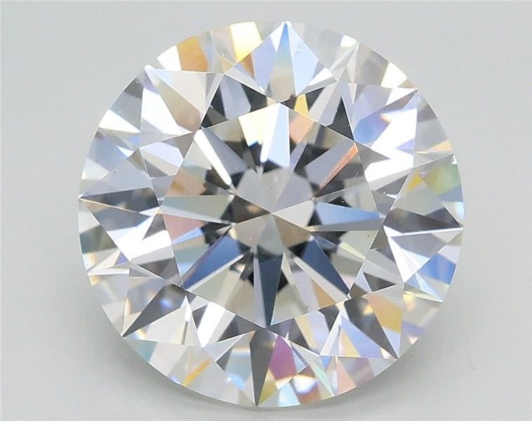 3.53ct F VS2 Excellent Cut Round Lab Grown Diamond