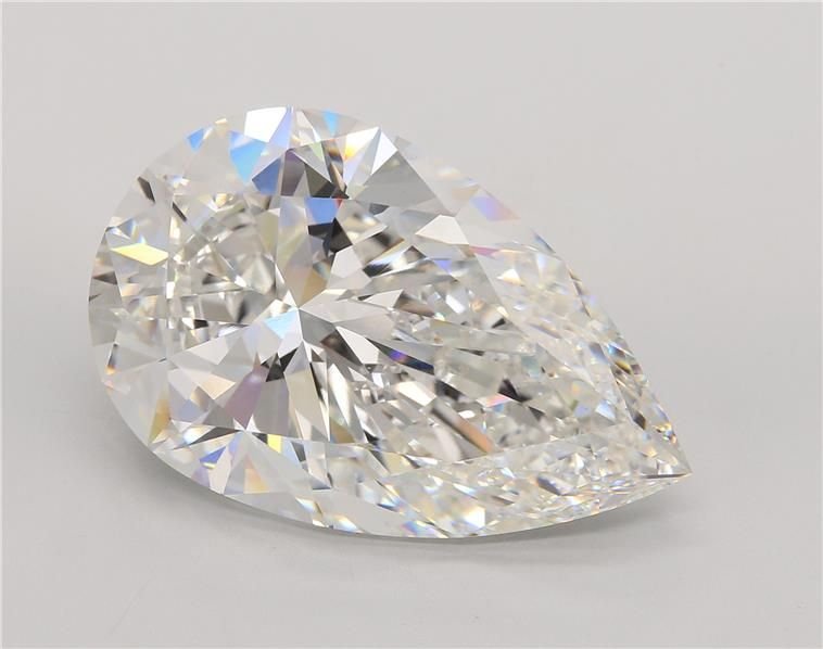 26.74ct F VVS2 Very Good Cut Pear Lab Grown Diamond