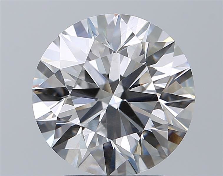 3.11ct F SI2 Rare Carat Ideal Cut Round Diamond