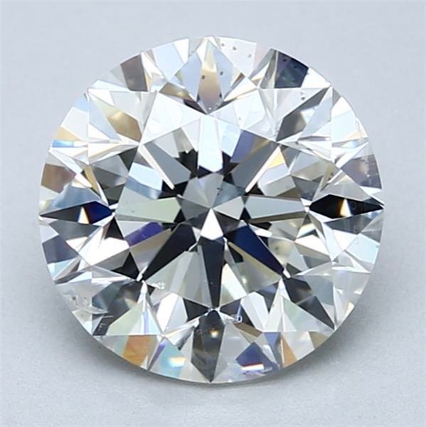 3.01ct H SI2 Excellent Cut Round Diamond