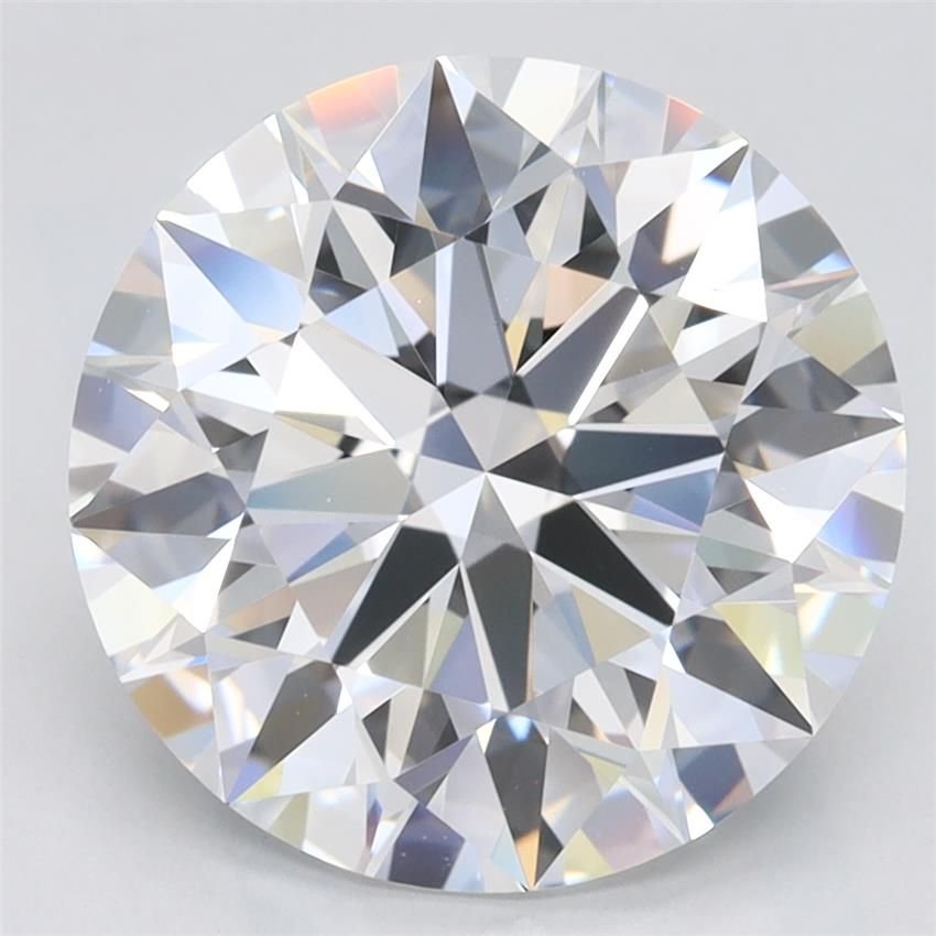4.22ct D VVS1 Rare Carat Ideal Cut Round Lab Grown Diamond