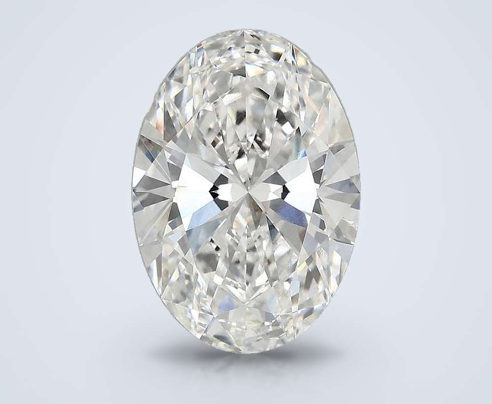 3.84 Carat Oval Lab Diamond