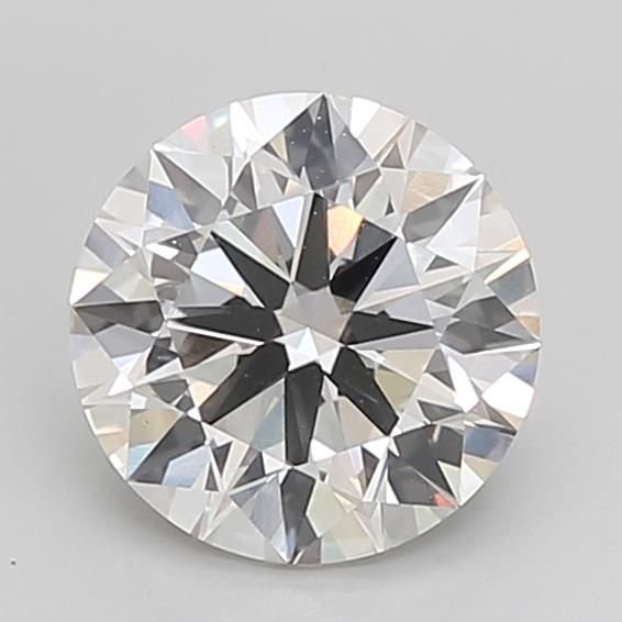 3.03ct H VS2 Rare Carat Ideal Cut Round Lab Grown Diamond