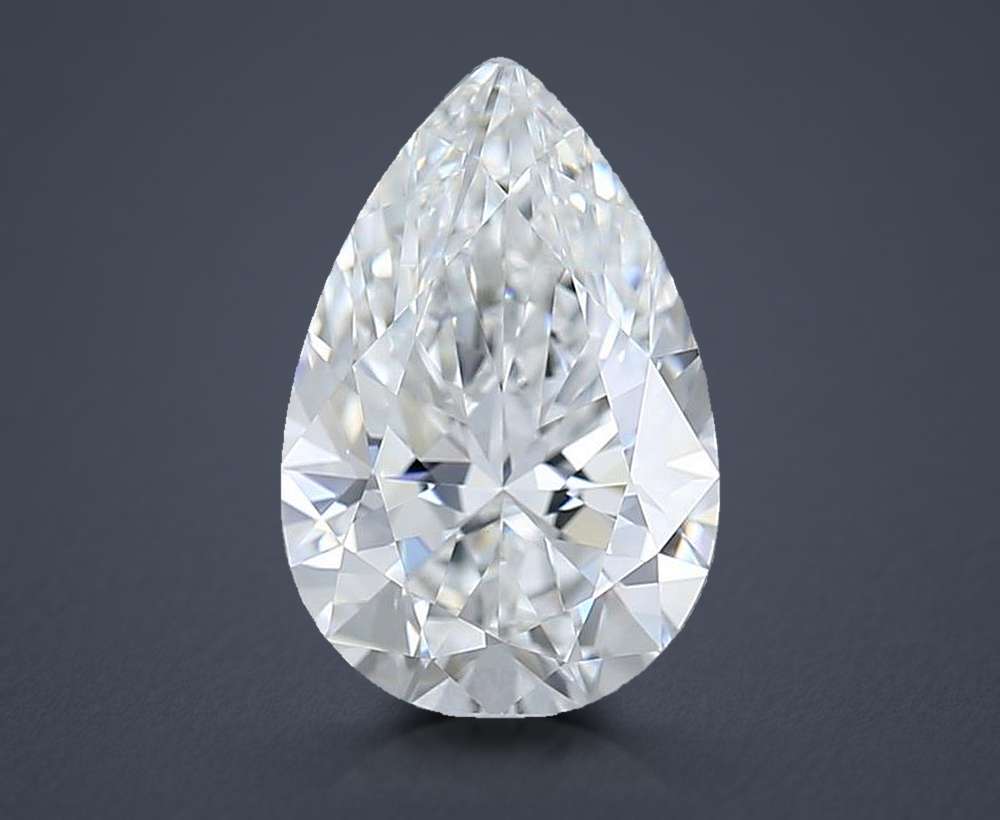 1.50 Carat Pear Lab Diamond