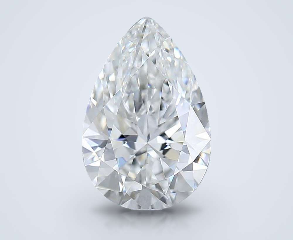 1.50 Carat Pear Lab Diamond