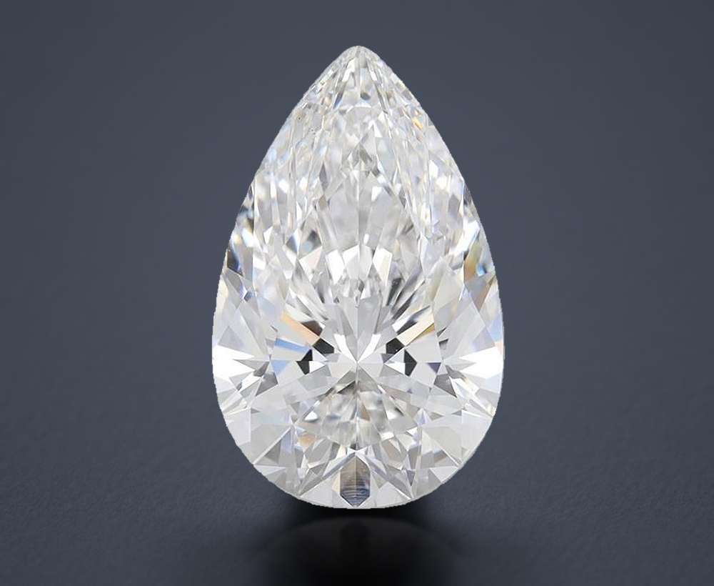 5.02 Carat Pear Lab Diamond