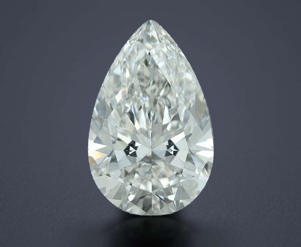6.53 Carat Pear Lab Diamond