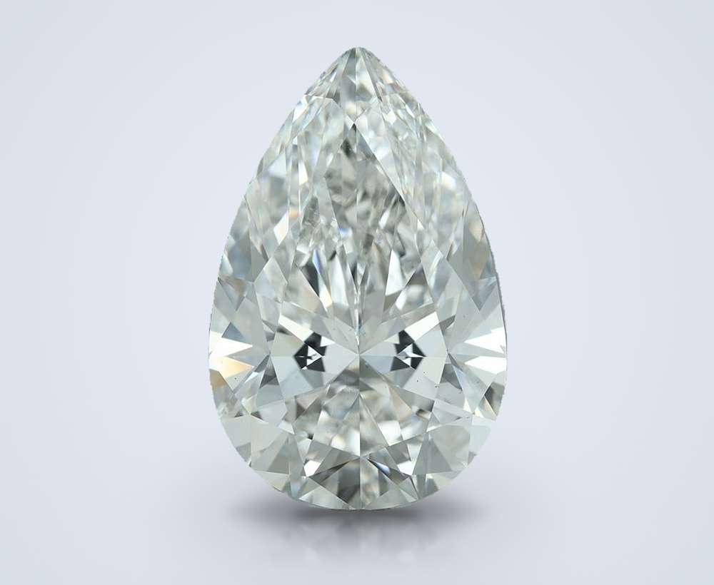 6.53 Carat Pear Lab Diamond