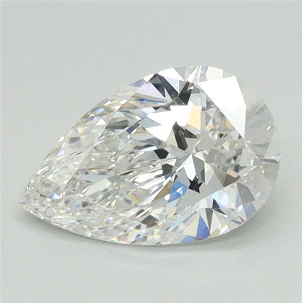 1.10ct E VVS2 Rare Carat Ideal Cut Pear Lab Grown Diamond