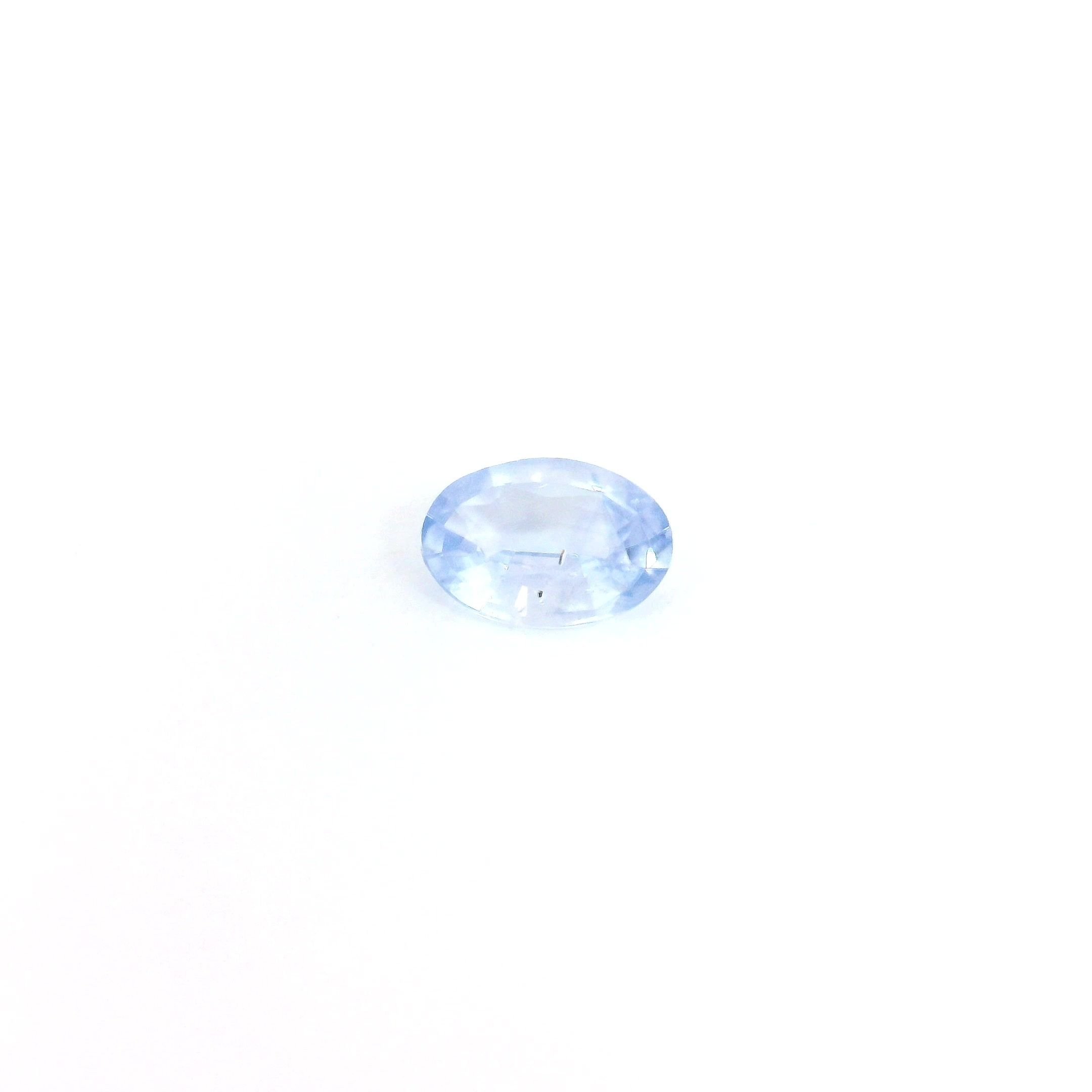 0.44 Carat Light Blue Oval Sapphire