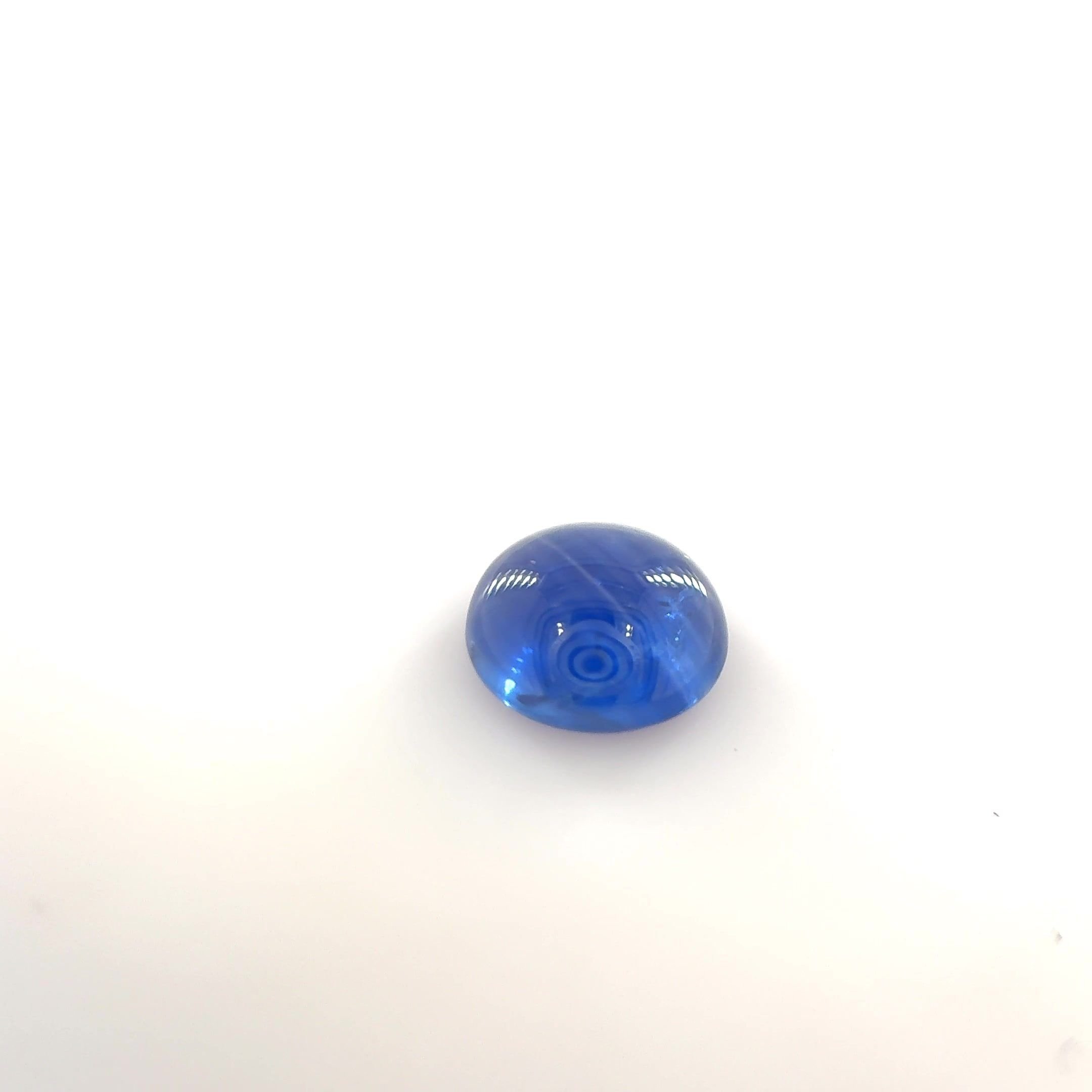 0.95 Carat Blue Round Sapphire