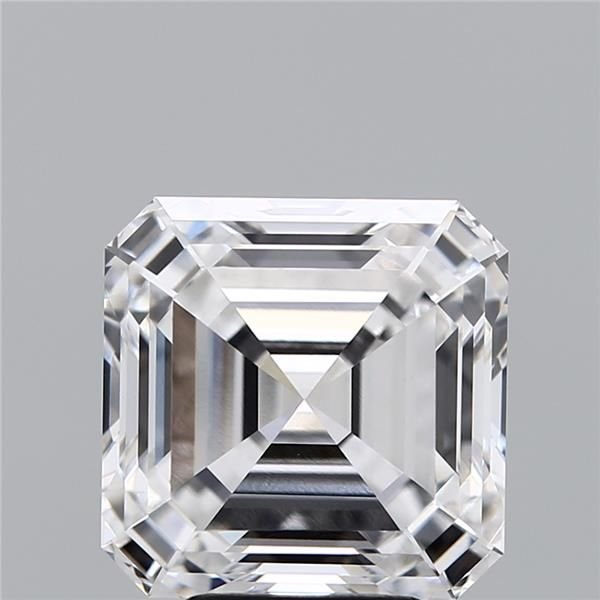 5.43ct F VS1 Rare Carat Ideal Cut Asscher Lab Grown Diamond