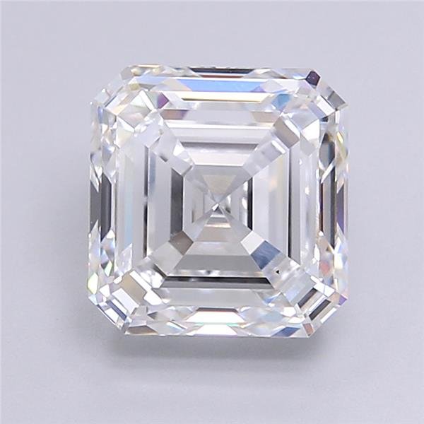 3.24ct D VS1 Rare Carat Ideal Cut Asscher Lab Grown Diamond