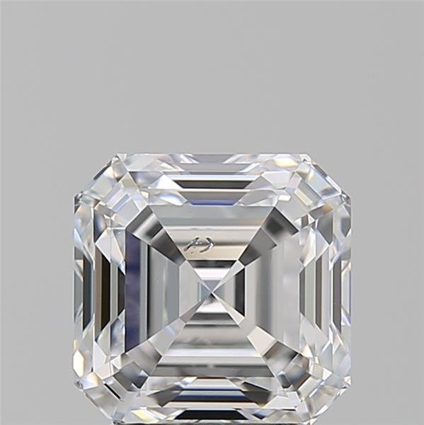 2.24ct D SI1 Rare Carat Ideal Cut Asscher Lab Grown Diamond