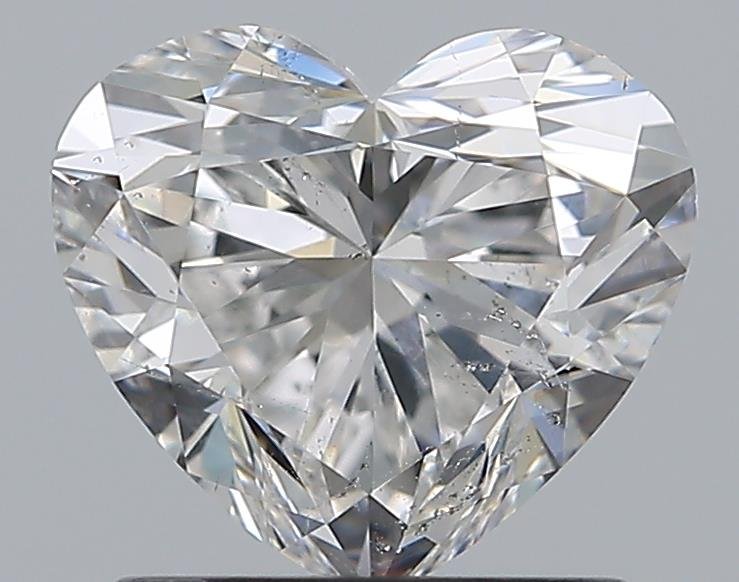 1.29ct F SI2 Rare Carat Ideal Cut Heart Diamond
