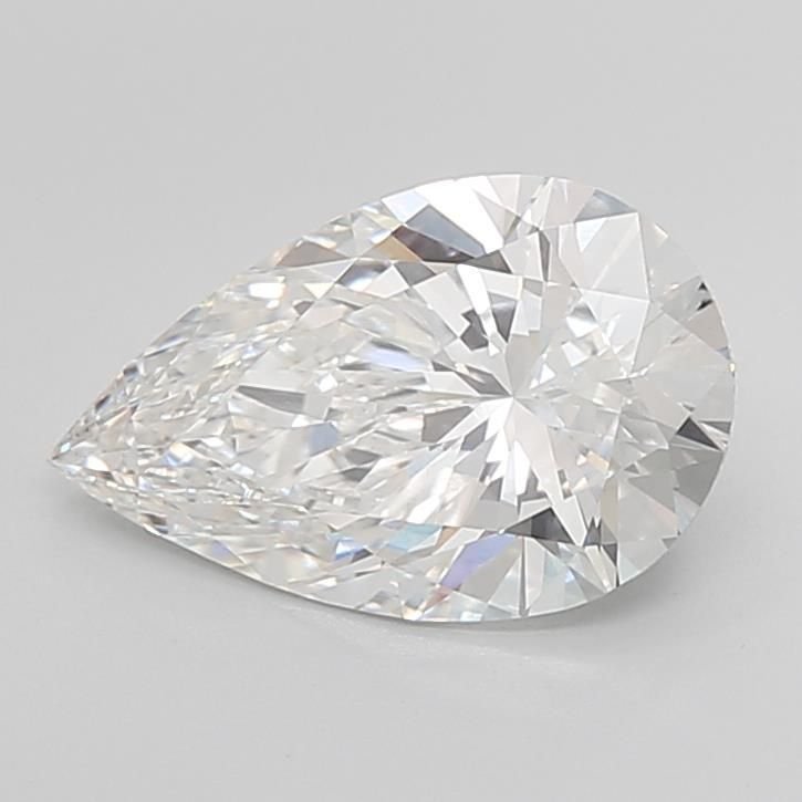 4.09ct E VS1 Rare Carat Ideal Cut Pear Lab Grown Diamond
