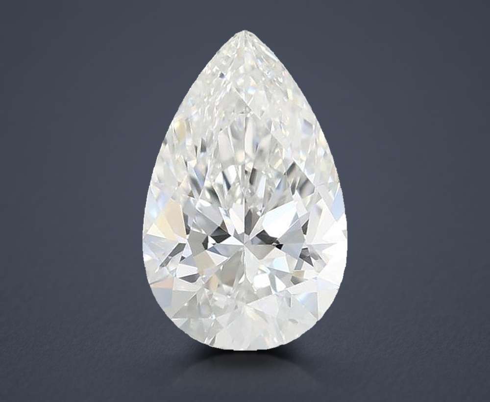 1.58 Carat Pear Lab Diamond