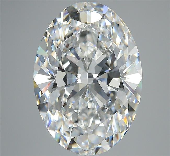 6.19ct F VVS2 Rare Carat Ideal Cut Oval Diamond