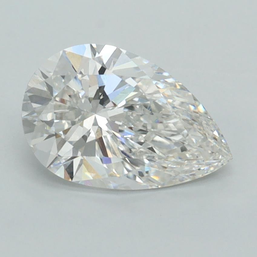 1.51ct F VVS2 Rare Carat Ideal Cut Pear Lab Grown Diamond