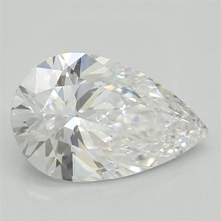 1.00ct D VVS2 Very Good Cut Pear Lab Grown Diamond