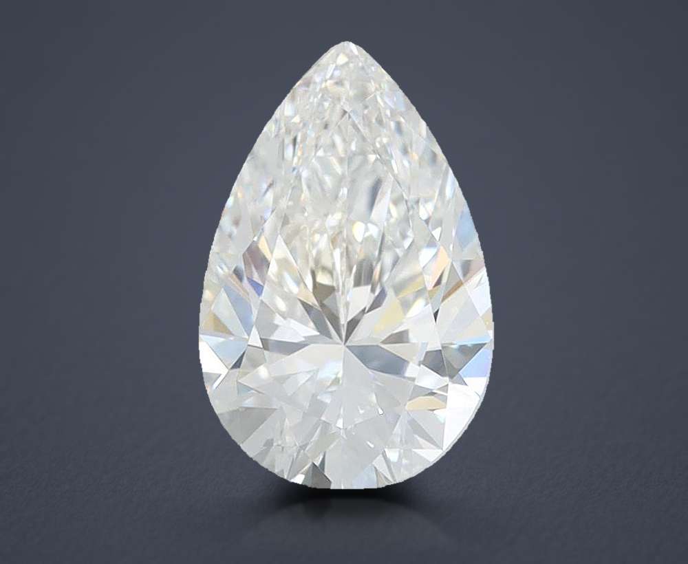 1.47 Carat Pear Lab Diamond