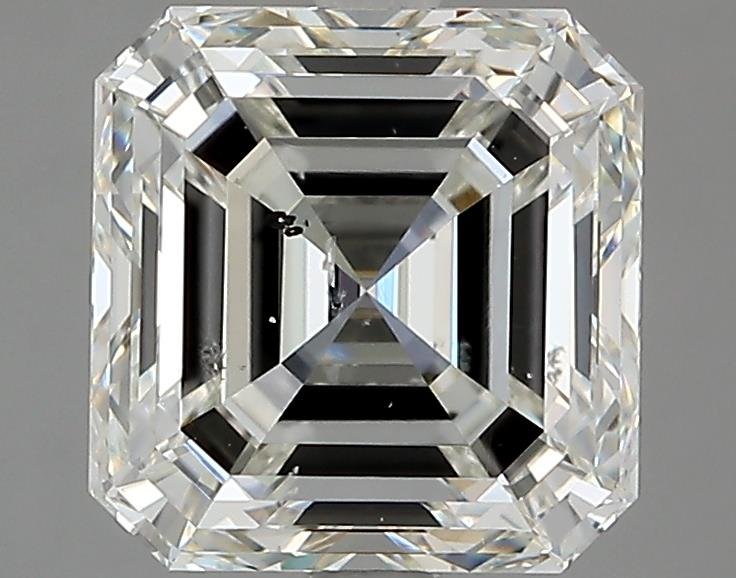 3.01ct I SI2 Rare Carat Ideal Cut Asscher Diamond