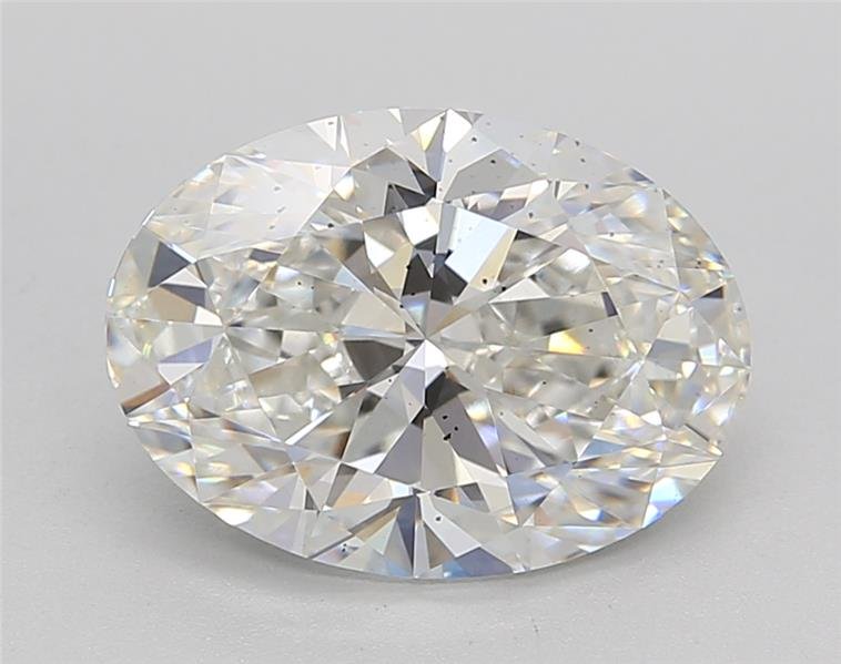 3.02ct G SI1 Rare Carat Ideal Cut Oval Lab Grown Diamond