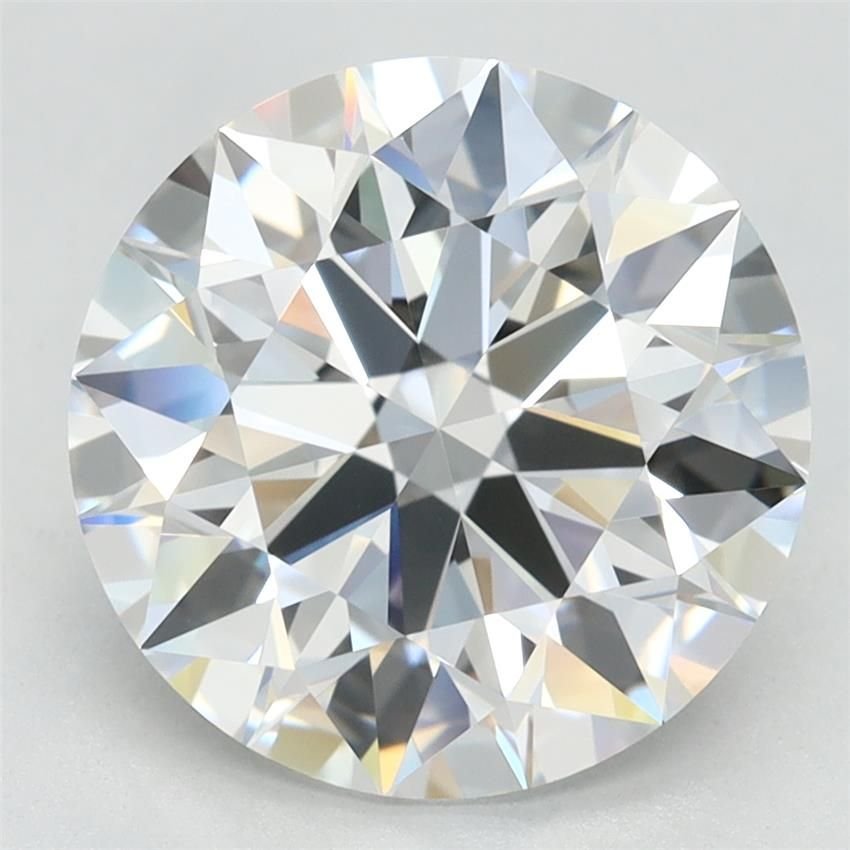 3.65ct E VVS2 Rare Carat Ideal Cut Round Lab Grown Diamond