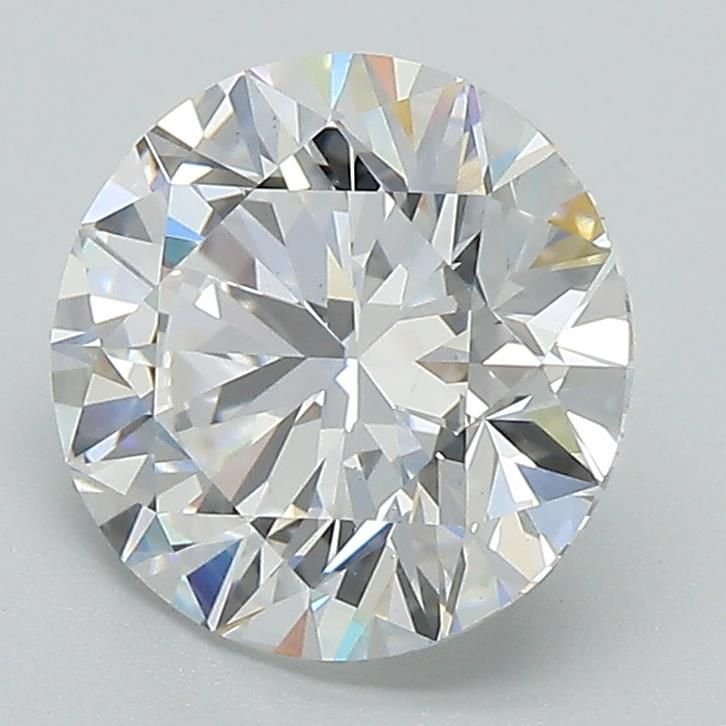 2.37ct D VS2 Rare Carat Ideal Cut Round Lab Grown Diamond