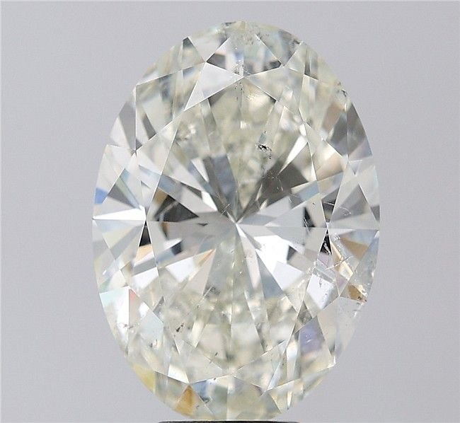 7.01ct I SI2 Rare Carat Ideal Cut Oval Diamond