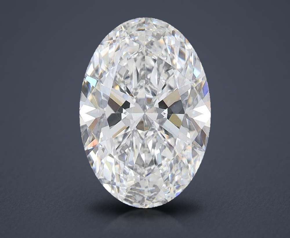 8.06 Carat Oval Lab Diamond