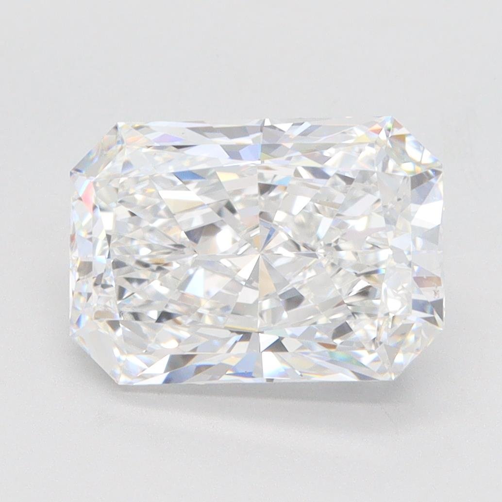 3.17ct E VVS1 Rare Carat Ideal Cut Radiant Lab Grown Diamond