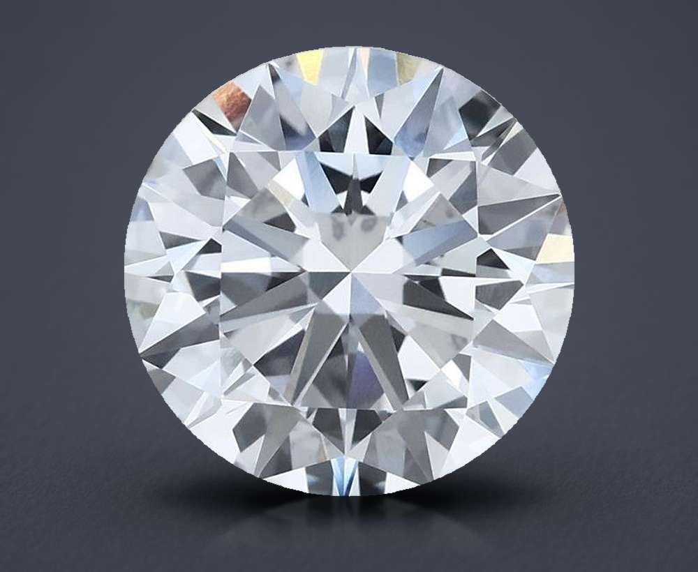 3.45 Carat Round Lab Diamond