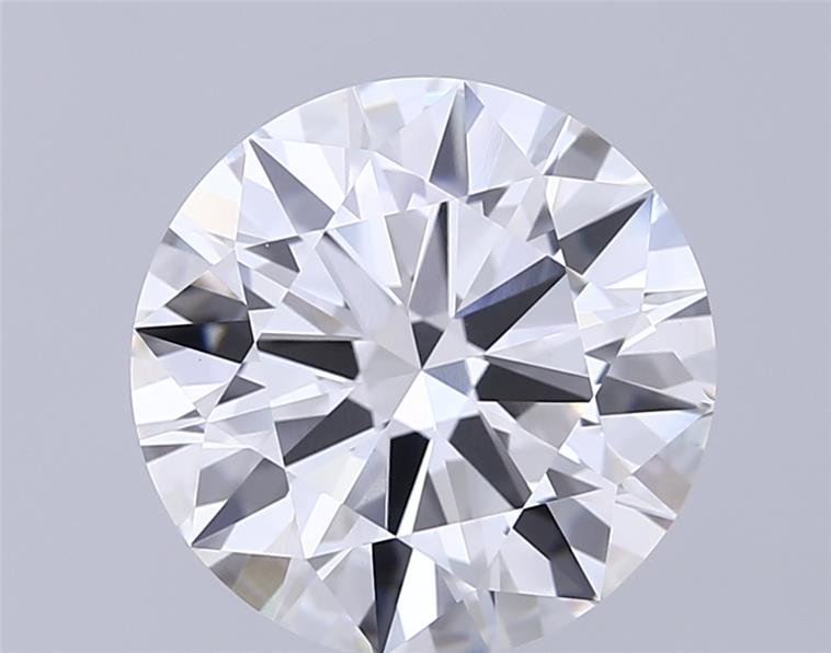 5.51ct F VVS2 Excellent Cut Round Lab Grown Diamond