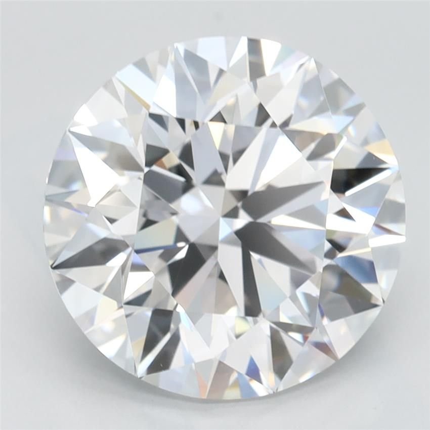4.26ct D FL Rare Carat Ideal Cut Round Lab Grown Diamond