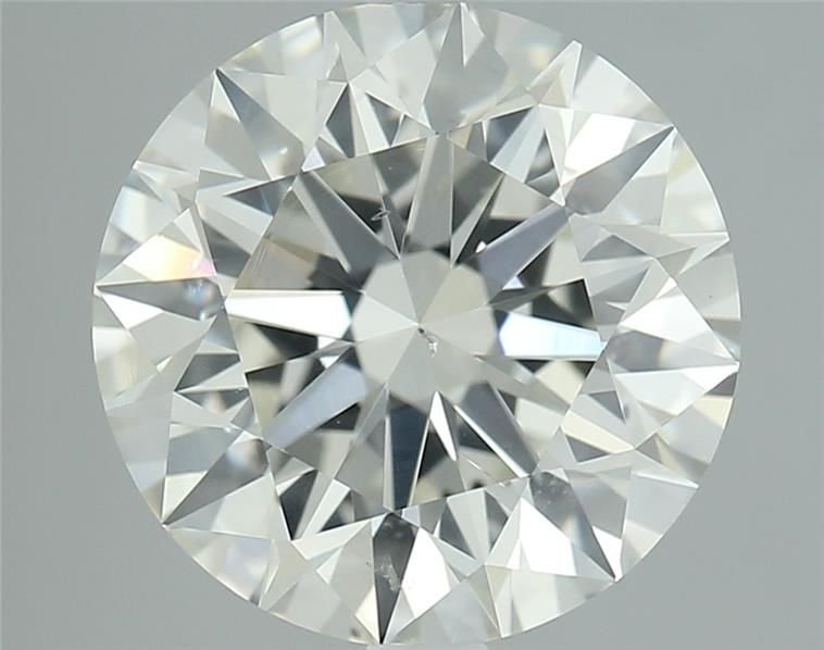 4.01ct J SI2 Rare Carat Ideal Cut Round Diamond