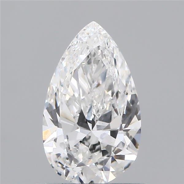 0.79ct F VVS2 Rare Carat Ideal Cut Pear Lab Grown Diamond