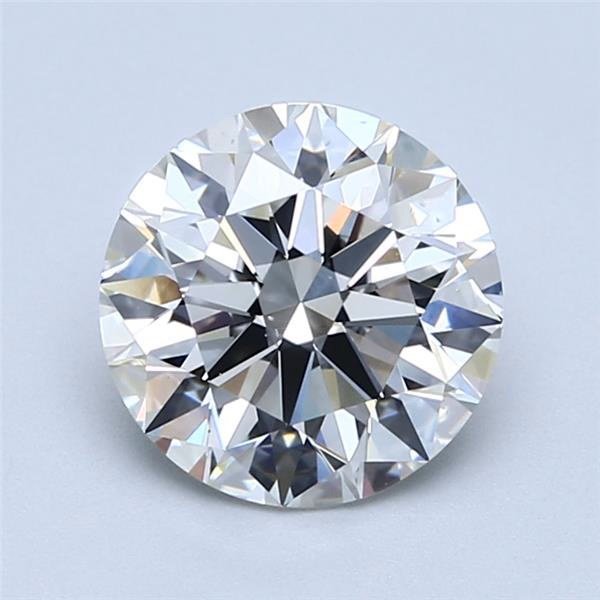 2.01ct I VS2 Rare Carat Ideal Cut Round Diamond