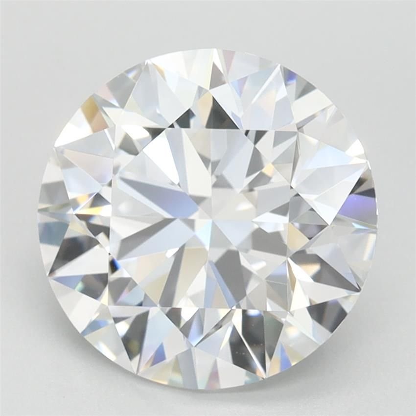 2.88ct D FL Rare Carat Ideal Cut Round Lab Grown Diamond