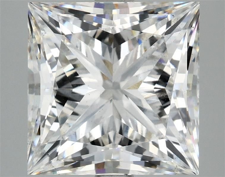 5.16ct F VS2 Rare Carat Ideal Cut Princess Lab Grown Diamond