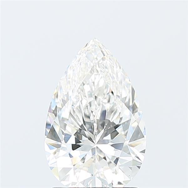 1.78ct F VS1 Rare Carat Ideal Cut Pear Lab Grown Diamond