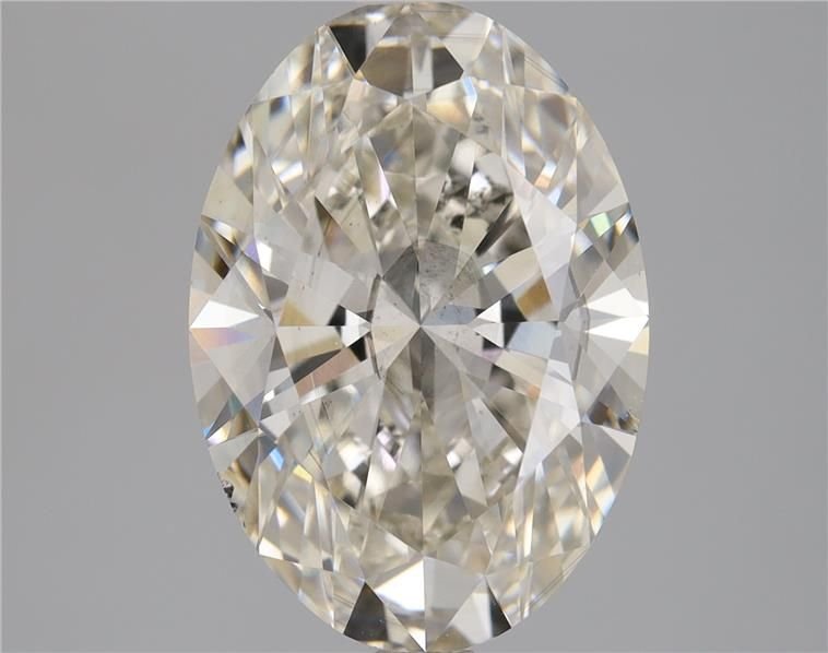 3.02ct I SI1 Rare Carat Ideal Cut Oval Lab Grown Diamond
