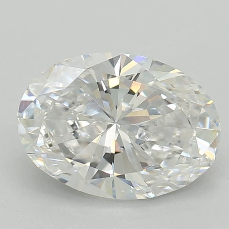 0.77ct D VS1 Very Good Cut Oval Lab Grown Diamond